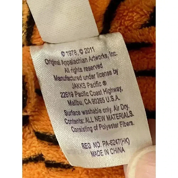 2011 Cabbage Patch Kids Tiger Plush Cuties Toy Doll 9” - Picture 6 of 6